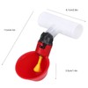 Automatic Chicken Water Cups, 10Pcs Chicken Waterer PVC Tee Fittings