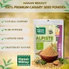 Hanan Alpiste 100% Natural Canary Seed Powder for Protein, Omega-3