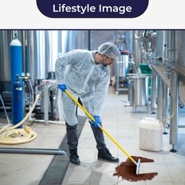 CocoCleanerPro UBICON 100% Coconut Coir Spill Absorbent for Oil, Grease, Paint & Pet Messes | Natural, Non-Toxic Sweeping Compound for Garage, Shop, Kitchen | Dust-Free, No Residue Cleanup