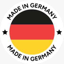 Spieltz Wooden Eye Cube Extra Large (20 mm) e.g. for XL Games, for Small Children, for Seniors. Many colours. Made in Germany. (10 dice, black + white)