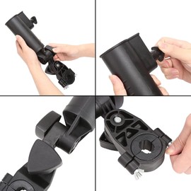 Nicoone Universal Golf Trolley Umbrella Holder, Adjustable Umbrella Holder, Golf Cart Accessories for Bicycle/Wheelchair/Pram/Fishing Chair/Golf Trolley