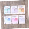 Ciieeo 2sets Pastel Aesthetic Stationery Memo Stickers for School Book