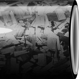 OuranioToxo Gloss Black Forged Carbon Fiber Vinyl Wrap, 1.5ft X 5ft Forged Composite Carbon Wrap - Air Release Self Adhesive Vehicle Interior/Exterior Sticker - Car Vinyl Wraps for DIY(45cm*1.5m)