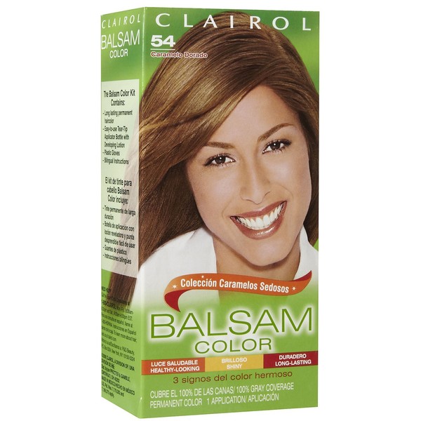 Clairol Balsam Hair Color, Light Golden Brown (54)