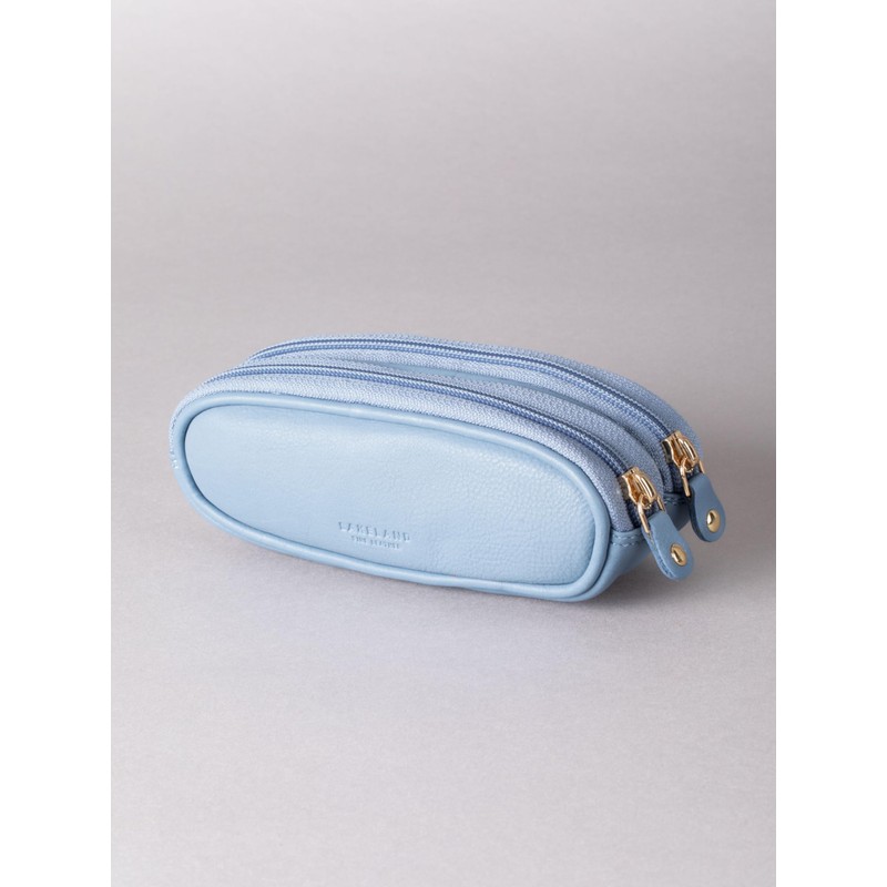 Lakeland Leather Real Leather Double Twin Pair Unisex Glasses Case