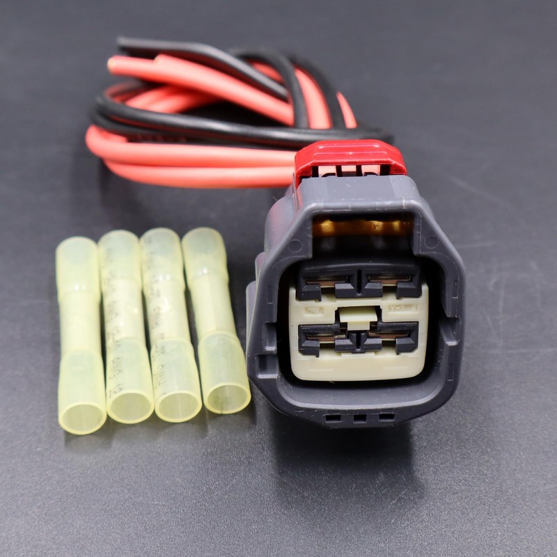 4-Way Radiator Cooling Fan Connector Compatible with 2013-2018 Ram 1500