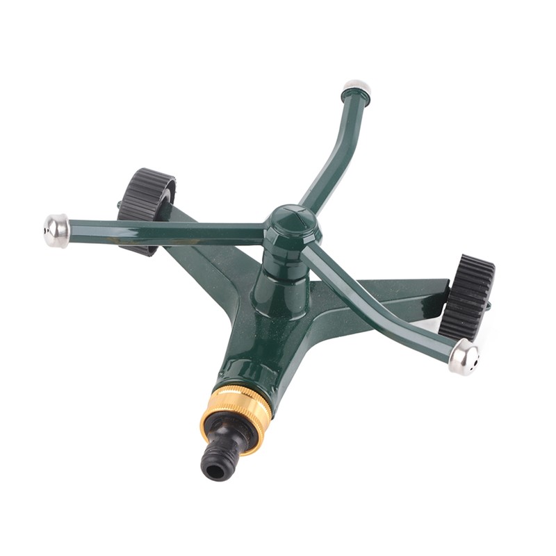 Metal Three Arm Sprinkler with G3/4 Connector Rustproof 360° Rotating