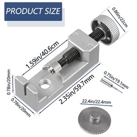 Gelishan Watch Band Link Remover Tool with 3 Extra Pins Metal Watch Strap Repair Tool Disassembly Watch Band Link Remover Tool for Watch Sizing and Watch Repair