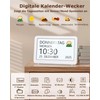 Roxicosly Digital Calendar, Electronic Day Date Alarm Clock, Digital Clock
