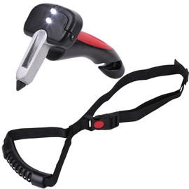 Lebonarier Car Escape Hammer for Elderly People, Handrail Emergency Escape Hammer Grip, Support Grip, Set of 2 Types (Black)