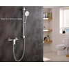 HONGBEC Shower Faucet Valve Diverter- G1/2" Brushed Nickel Stainless Steel