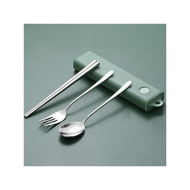 Artbox/Withmarket Cooking Home & Gourmet Portable Cutlery Set (Green +