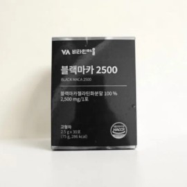 Vitamin Village Gelatin Black Maca 2500 30 packets 1 box / 비타민마을 젤라틴 블랙마카 2500 30포 1박스