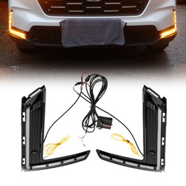 Pair LED Fog Lamp For Honda CR-V CRV 2023-2024 Daytime Running Light Turn Signal
