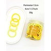 (Yellow) Pack of 50 Hair Bobbles for Women, Men or
