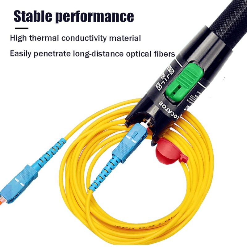 LIAYTRSS 2pcs Fiber Optic Test Pen 30mW 30km FTTH Fiber