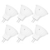 6pcs Brightness Dimming LED Spot Light Bulbs 360LM MR11 LED