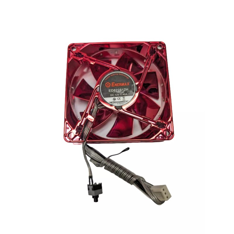 Enermax 80mm x 25mm Twister Bearing Red LED Computer Case