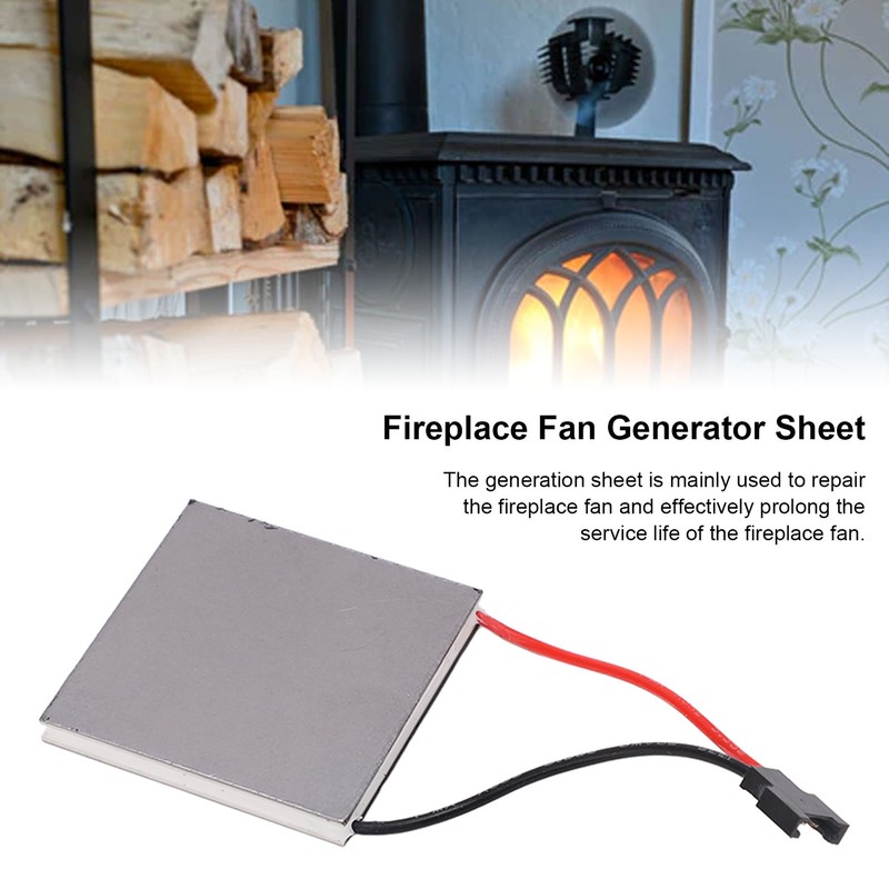 Fireplace Fan Generator Sheet 227℃ High Temperature Resistance Graphite Power