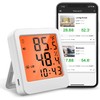 JJ Julie Japan Smart Thermo-Hygrometer, Bluetooth, High Precision, Smartphone Compatible,