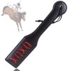 CGJIANG Horse Crop,PU Leather Black Horse Riding Crop,Riding Paddle for