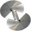 New 2 Pcs 32 Blades Stainless Steel Feeler Gauge Dual