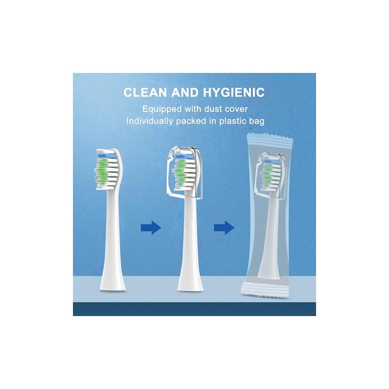 Cabezales de repuesto para cepillo de dientes eléctrico COSLUS DY-108Pro,