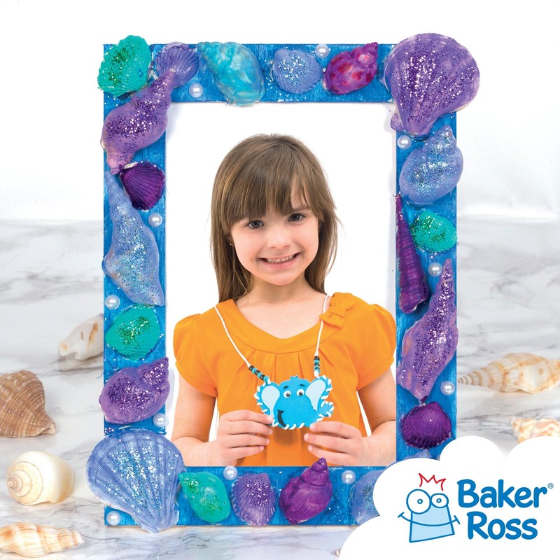 Baker Ross Portafoto di Legno per Bambini da Realizzare, Personalizzare