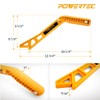 POWERTEC Deluxe Magnetic Push Stick Fits Table Saws, Router Tables,