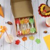 Maple Leaf Candy Lollipops - 24 Fall Suckers Individually Wrapped