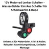 M51C 12V Motorcycle Handlebar Switch - Waterproof On/Off Switch for