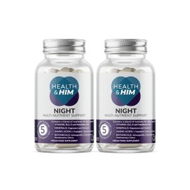 Health & Him Night Men's Supplement, Vegan, 60 Day Supply