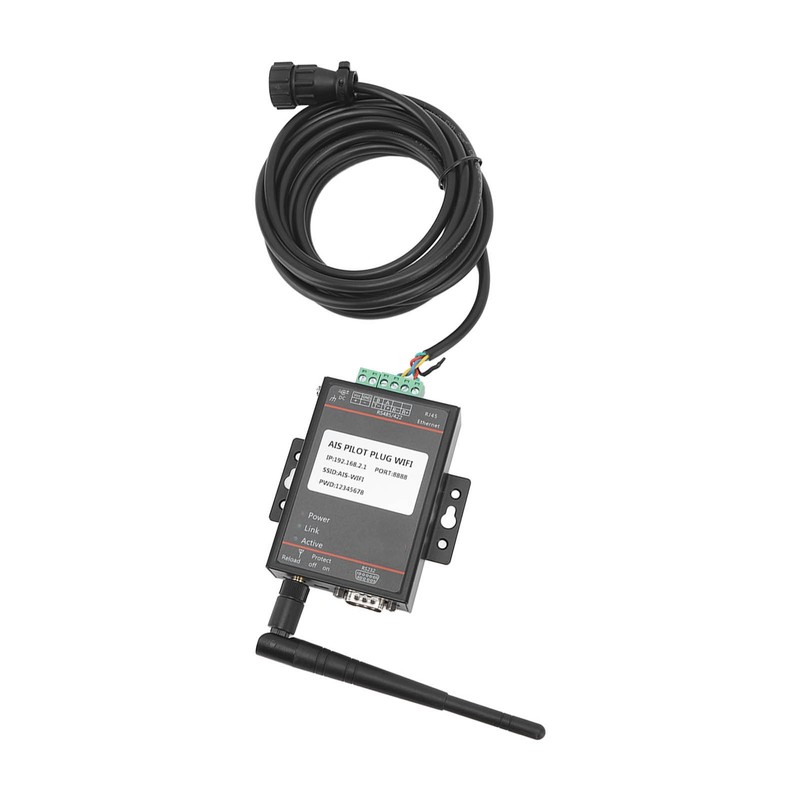 AIS Pilot Plug Cable Connector Aluminum Alloy Housing Strong Signal