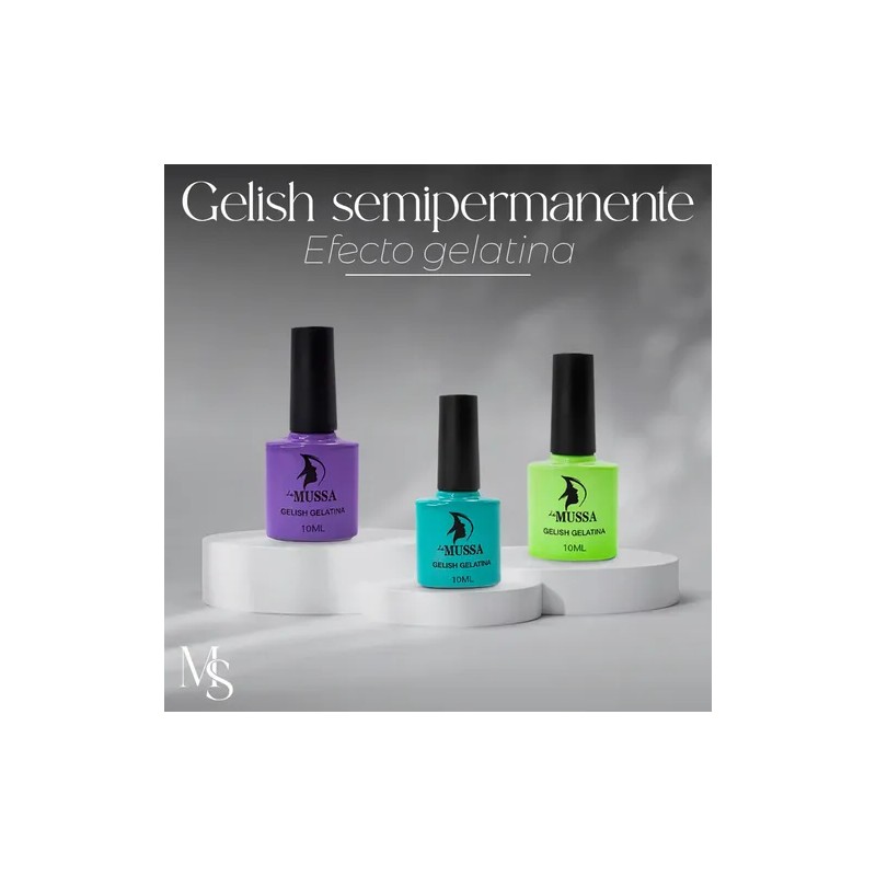 Mussa Esmaltes Semipermanentes Gelish Gama Colores Gelatina