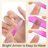 6 Pcs Glass Nail File Polisher Set for Natural Nails,