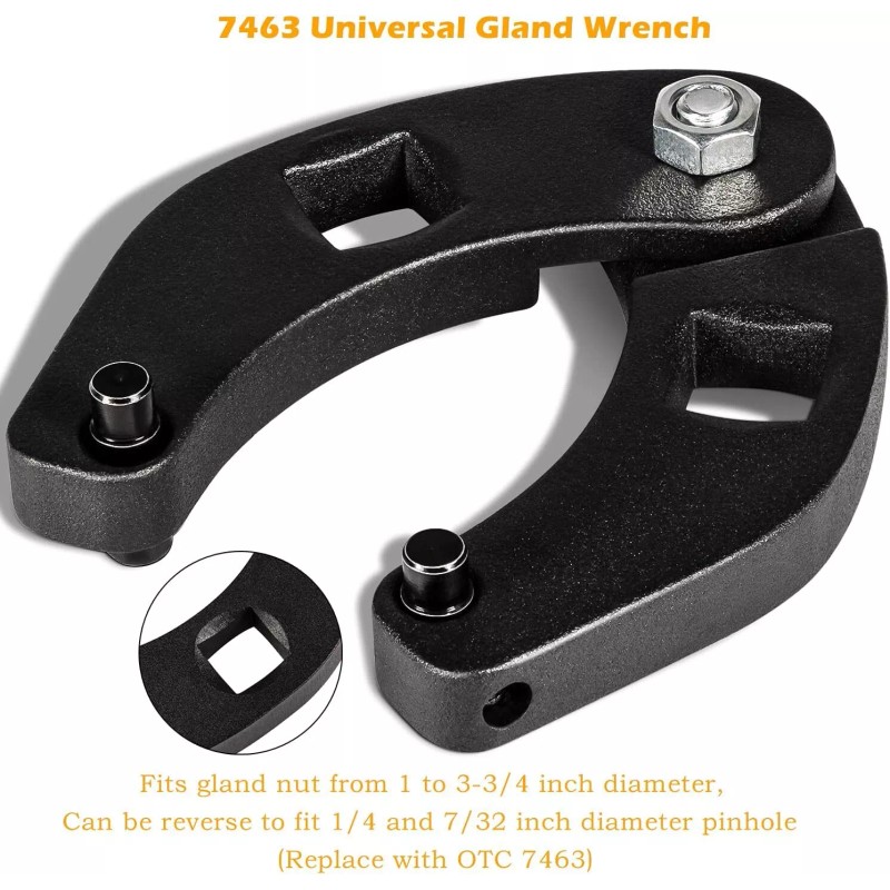 Bonbo Adjustable Gland Nut Wrench 1266 +7463 Spanner Tool Set