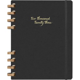 Moleskine Spiral 12 Month 2023 Solar Year Planner, Hard Cover, XL (7.5" x 9.75"), Midnight