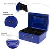 Small Security Lock Box with Coin Tray Metal Material with