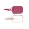 Miamica “Mine/Also Mine” Luggage Tags, Set of 2 Faux Leather