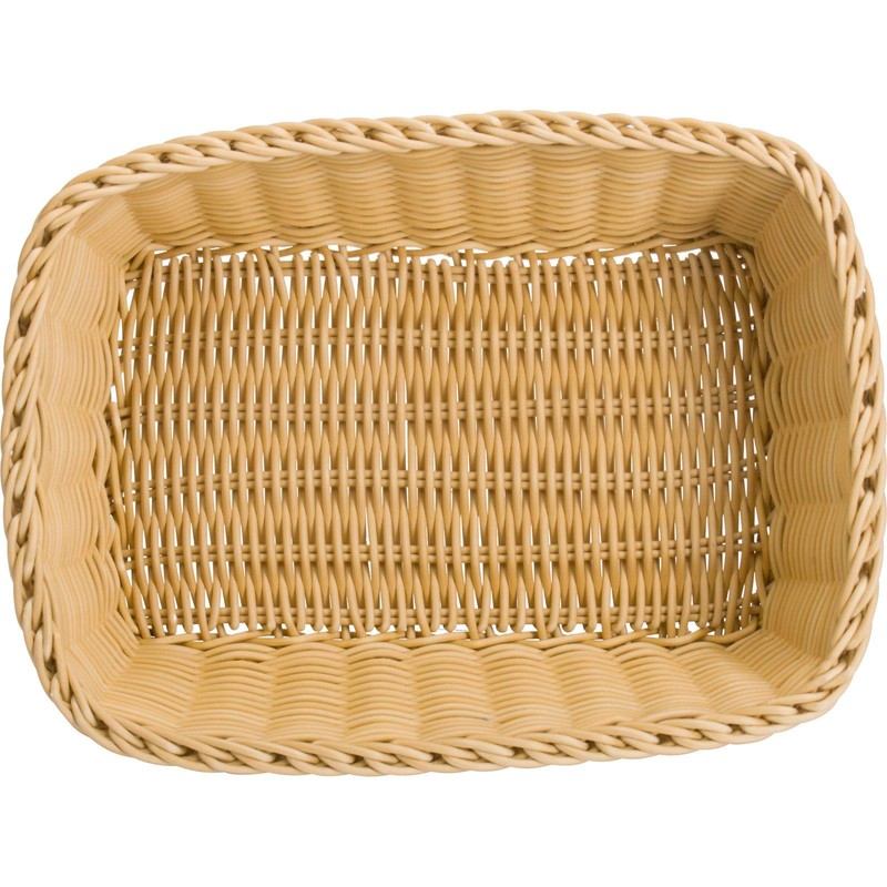 Saleen Multi-Purpose Basket, Suitable for Gastronomy, Rectangular, Plastic Fibre, Dark