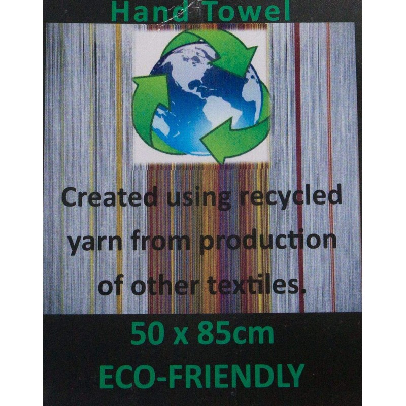 Lex's Linens Pack of 2 Eco-Friendly Multi Stripe Recycled Yarn