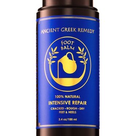 Dry Cracked Heels Repair | Organic Foot Cream for Dry Feet & Callus with Jojoba, Lavender, Almond, Olive & Vitamin E Oil | Natural Foot Balm & Moisturizer for Skin | Hydrating Foot Treatment | 3.4 oz