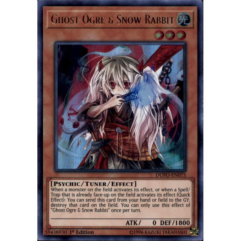 Yu-Gi-Oh! - Ghost Ogre & Snow Rabbit - DUPO-EN075 -