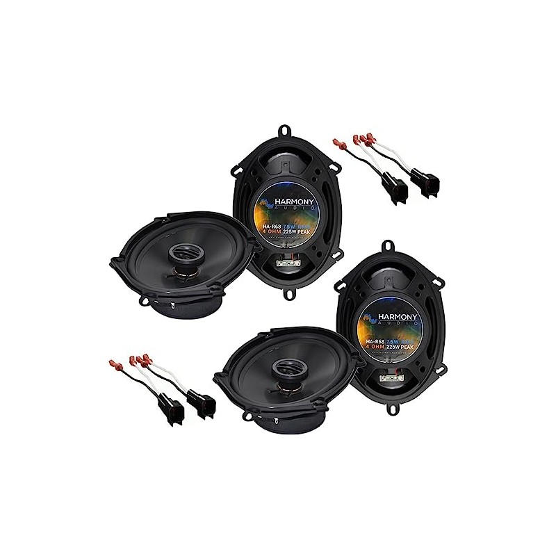Harmony Audio Bundle Compatible with 1998-2011 Ford Ranger (2) HA-R68