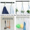 sourcing map S-Shaped Hooks Plastic for Kitchen Bathroom Closet Hanger