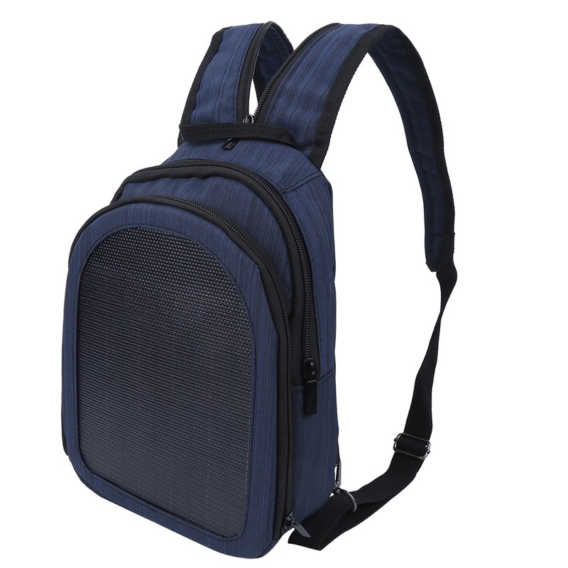 10W 5V Portable Lightweight Emergency Backpack with Solar Panel Charging