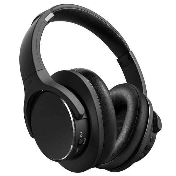 TECEVO ANC Hybrid Active Noise Cancelling Headphones, Wireless Over Ear