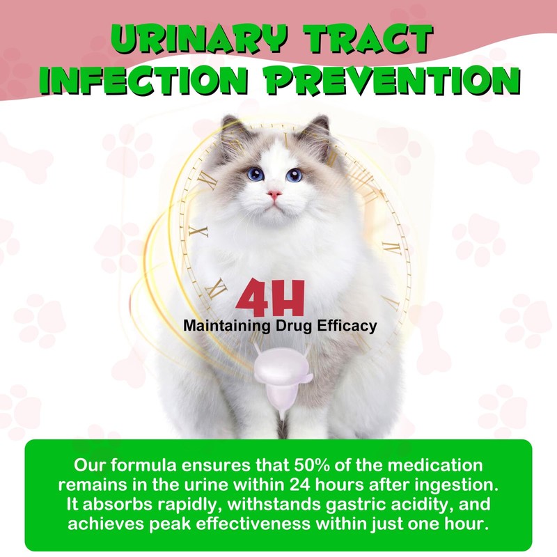 Feline Urinary Tract Health, Cat uti Remedy, Natural Herbal Supplement