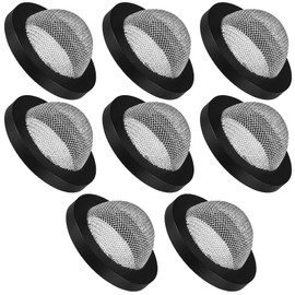 8pcs 3/4 Garden Hose Washers with Filter Screen, Hose Filter Washers, Stainless Steel Hoses Screen Inlet Washing Machine Drain Hoses Mesh Filters Gasket Washer for 5/8 Inch Washing Machine