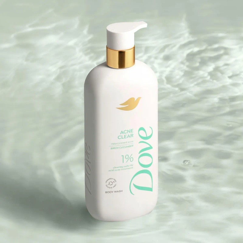 Dove Body Wash Acne Clears & Helps Prevent Acne Tratamiento